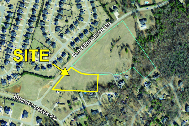 Land sold in Easley for residential construction