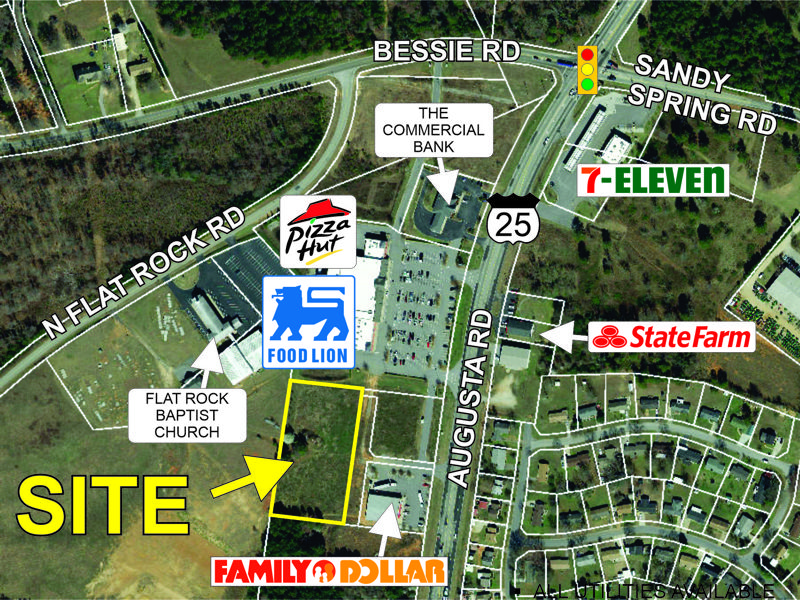 2.2+- acre parcel on Hwy 25 sold