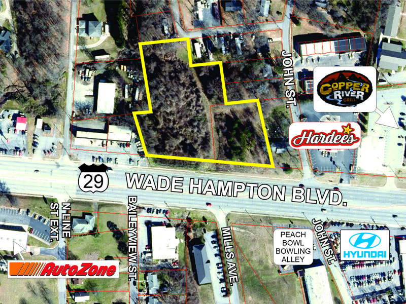 Property on East Wade Hampton Blvd sold