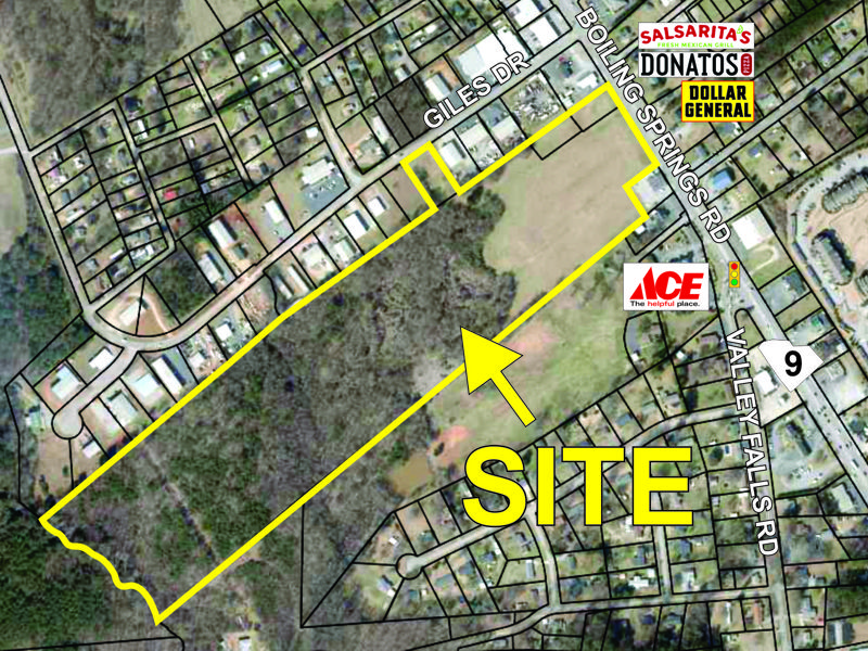 36+- acre tract sold on Boiling Springs Road
