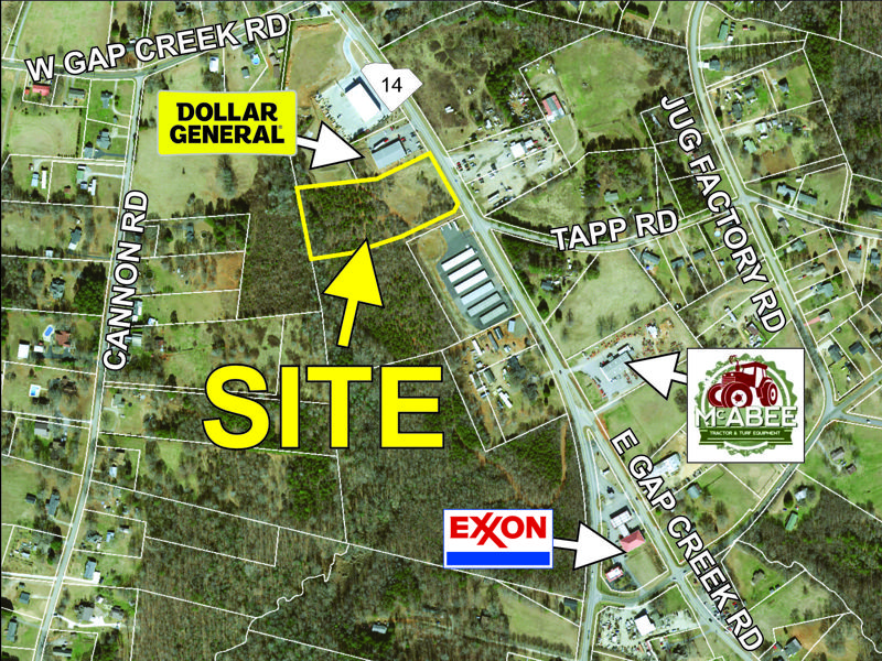 4.1+- acre parcel sold on N. Hwy 14